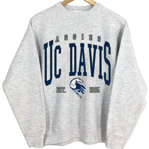 NCAA UC Davis Aggies Sweatshirt Cal Aggies Varsity Teams Retro Shirt Sweater